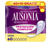 AUSONIA-AUSONIA DISCREET mini absorventes de incontinência 50 unidades.-DrShampoo - Perfumaria e Cosmética